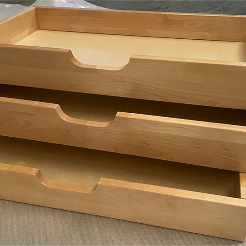 Pull Out Collection Tray Wooden Roll Out Tray