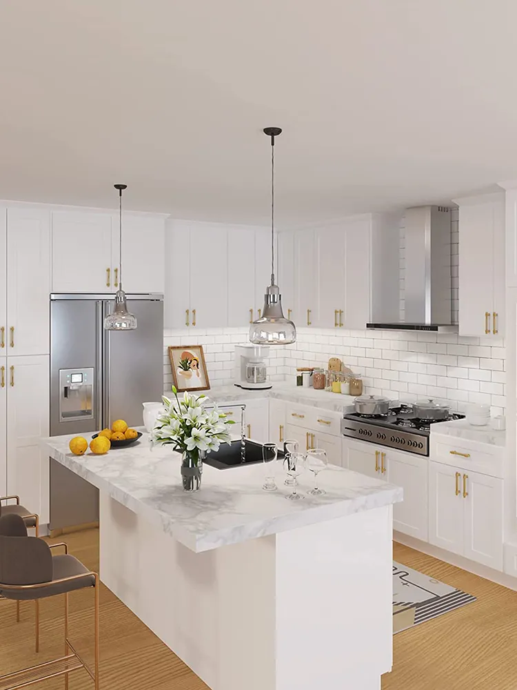 Vietnamese kitchen cabinets ,kitchen island,kitchen cabinet design factory